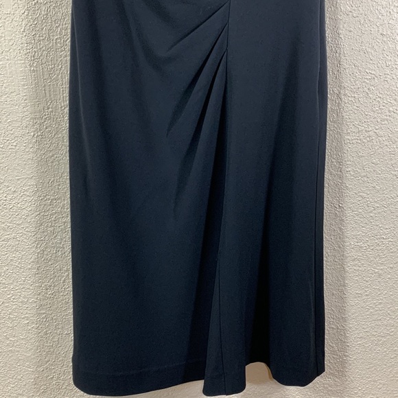 Banana Republic Dress Black V-neck Size 2 - Picture 2 of 14
